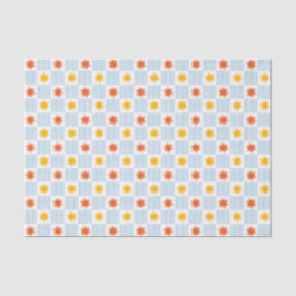 Fettige Sonnenstrahlen-Schachbrett-Tissue-Papier - Seidenpapier