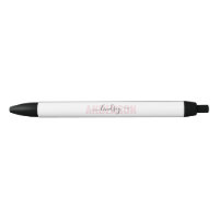 Fettkalligraphie Pink Personalisiert