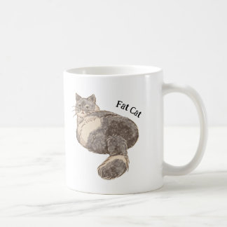 Fettkatze Kaffeetasse