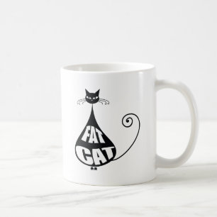 Fettkatze Kaffeetasse