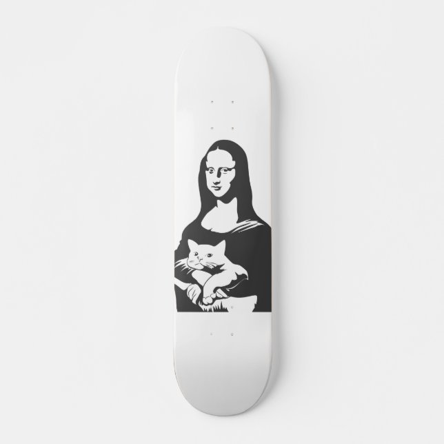 Fettkatze von da vinci - Wählen Sie die Hintergrun Skateboard (Vorne)