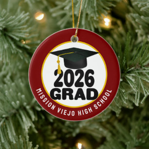 Fettklasse des Abschlusses 2026 Foto Keramik Ornament