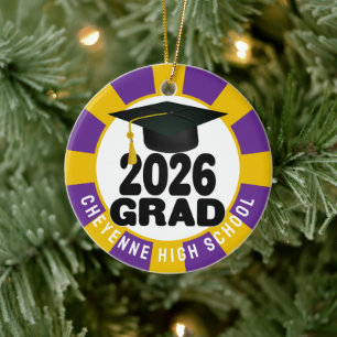 Fettklasse des Abschlusses 2026 Foto Keramik Ornament