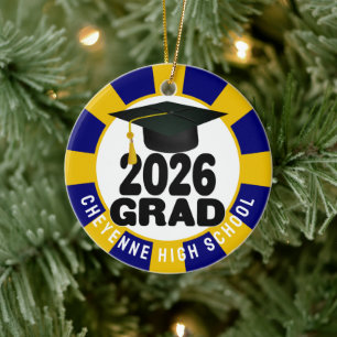 Fettklasse des Abschlusses 2026 Foto Keramik Ornament