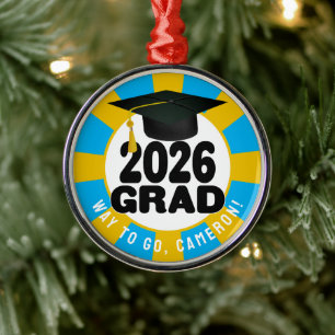 Fettklasse des Abschlusses 2026 Ornament Aus Metall