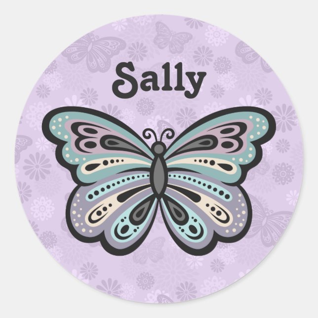 Fettkleber Runder Aufkleber (Vorderseite)