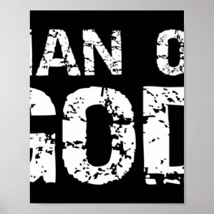 Fettleibiges Christliches Zitat von Men Faith Spri Poster