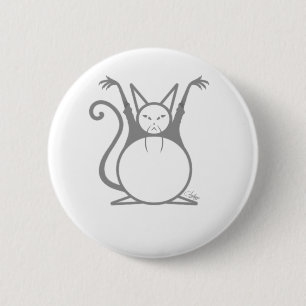 Fettmasterkatze Button