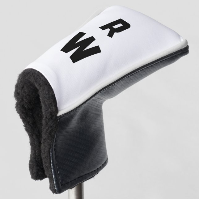 Fettmonogramm Golf Headcover (3/4 Vorderseite)