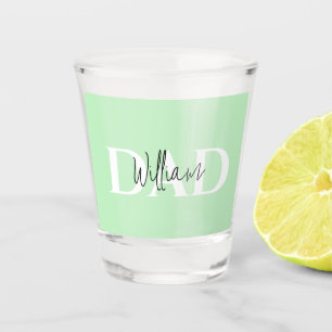Fettpastel-VATER Geschenk des modernen Vaters Schnapsglas