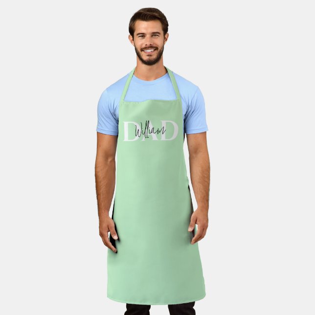 Fettpastel-VATER | Geschenk des modernen Vaters Schürze (Getragen)