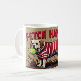 Fetts Happens Humorer Hundekaffee Tasse Schlamm