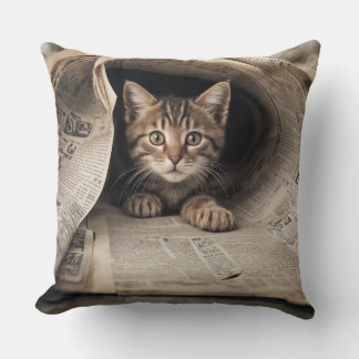 fettstange Katze Wurfkissen Kissen