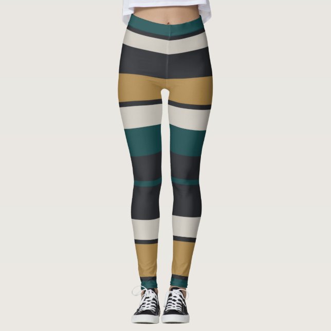 Fettstreifen Leggings (Vorderseite)