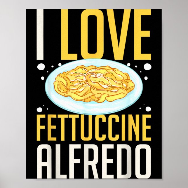 Fettuccine Alo Chicken Sauce Recipes Vegan Pasta  Poster (Vorne)