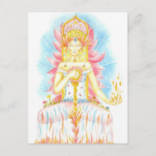 Feu intérieur postkarte