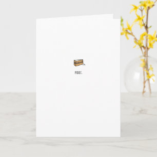 feucht. Happy Birthday Cake Card Karte