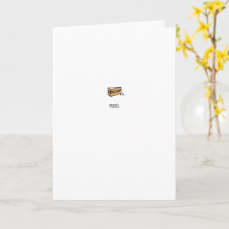 feucht. Happy Birthday Cake Card Karte