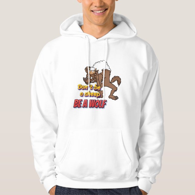 "Feuchte Mode für das wilde Herz!" Hoodie (Vorderseite)