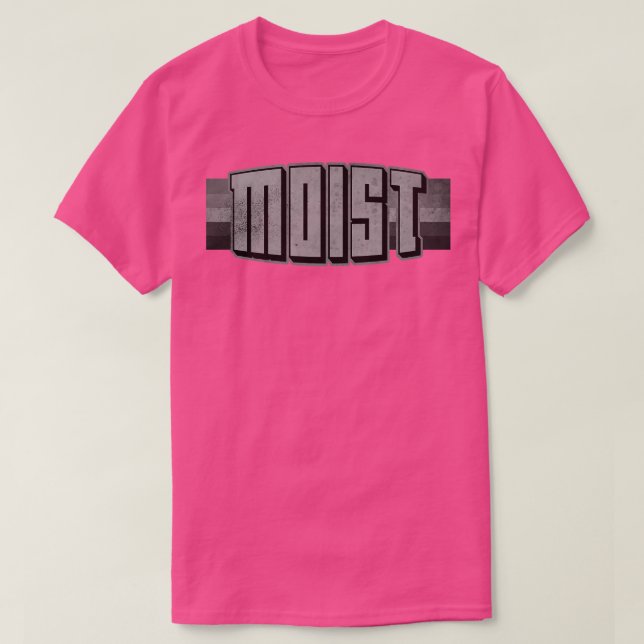 Feuchte schlimmste Wörter je BW T-Shirt (Design vorne)