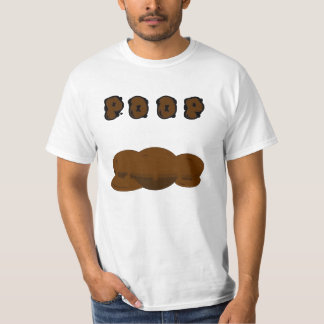 Feuchtes Pooprints kacken Shirt