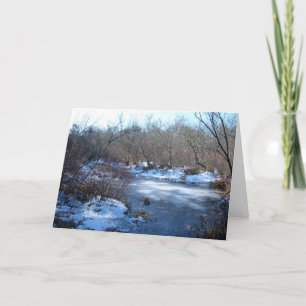 Feuchtgebiete im Winter: Gerne zum Geburtstag Karte