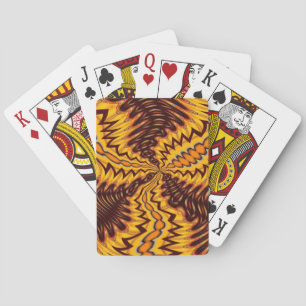Feuer-abstrakte Farbspielkarten Spielkarten