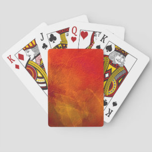 Feuer - Abstraktes Hintergrundkunstwerk in Tiefem Spielkarten
