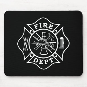 Feuer-Abteilung/Feuerwehrmann-Malteserkreuz Mousepad