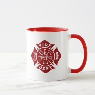 Feuer-Abteilung/Feuerwehrmann-Malteserkreuz-Tasse Tasse