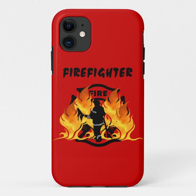 Feuer-Abteilungs-Flammen Case-Mate iPhone Hülle (Rückseite)