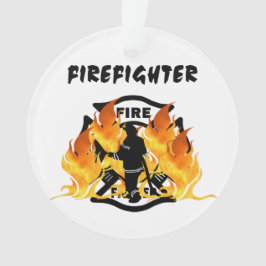 Feuer-Abteilungs-Flammen Ornament