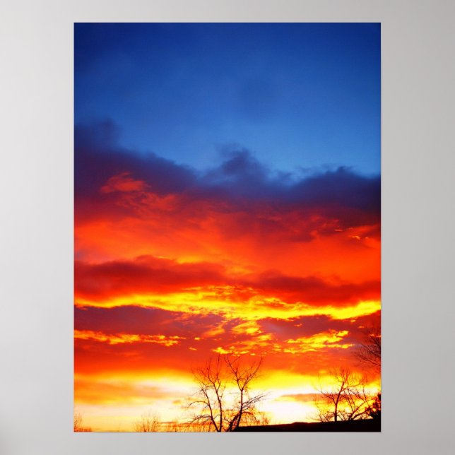 Feuer am Himmel Poster (Vorne)