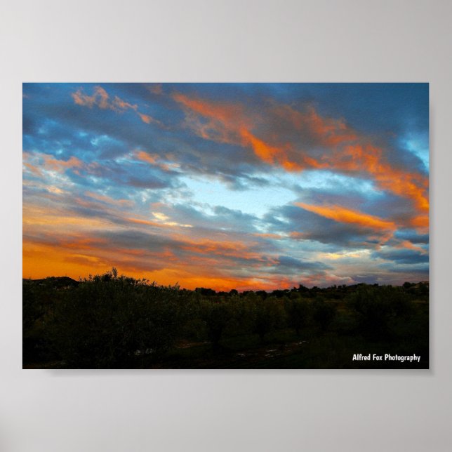 Feuer am Himmel Poster (Vorne)