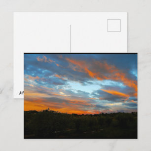 Feuer am Himmel Postkarte