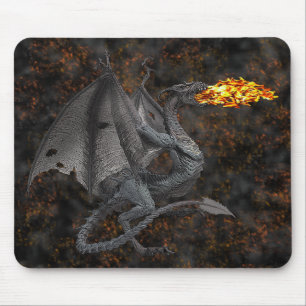 Feuer-Atmendrache Mousepad
