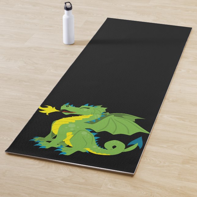 Feuer-Atmendrache-Yoga-Matte Yogamatte (Beispiel)