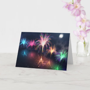 Feuer auf der Wasserkarte Karte