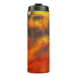 Feuer auf Glass Thermal Tumbler Thermosbecher