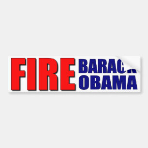 Feuer Barack Obama Autoaufkleber