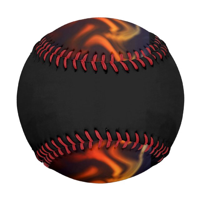 Feuer - Baseball-Design 1 Baseball (Rückseite)