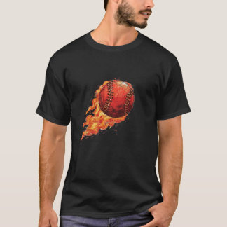 Feuer Baseball T-Shirt