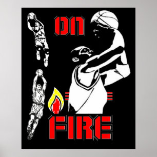 Feuer - Basketball - Poster