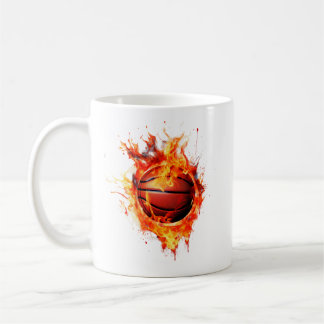 Feuer Basketball Tasse