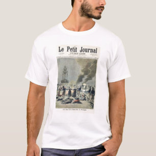 Feuer beleuchtet, um die Sommersonnenwende herein T-Shirt