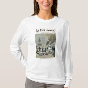 Feuer beleuchtet, um die Sommersonnenwende herein T-Shirt