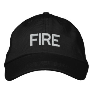FEUER BESTICKTE BASEBALLKAPPE