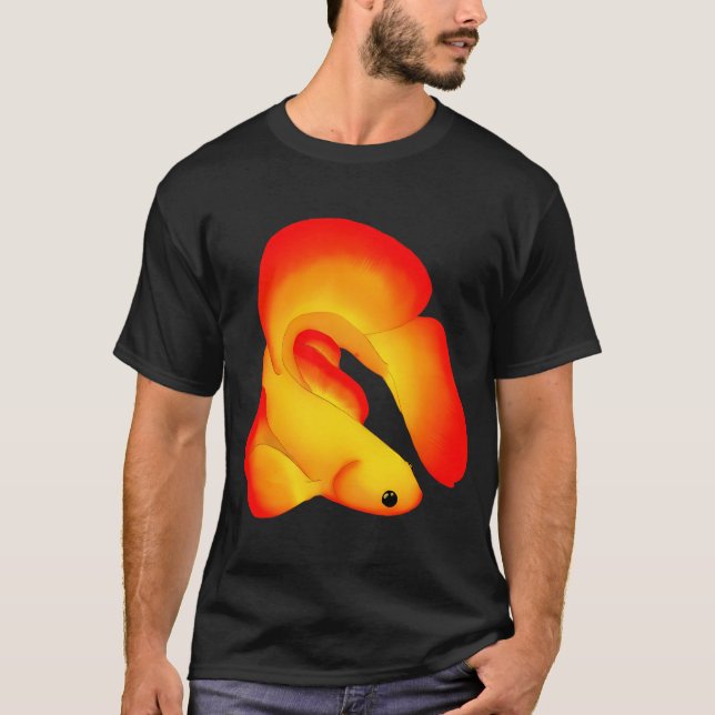 Feuer Betta T-Shirt (Vorderseite)