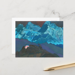 Feuer Blossom von Nicholas Roerich Feiertagspostkarte