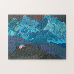 Feuer Blossom von Nicholas Roerich Puzzle